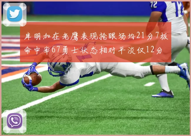 库明加在老鹰表现抢眼场均21分7板命中率67勇士状态相对平淡仅12分5板