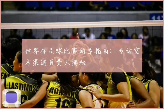 世界杯足球比赛购票指南:专访官方渠道负责人揭秘